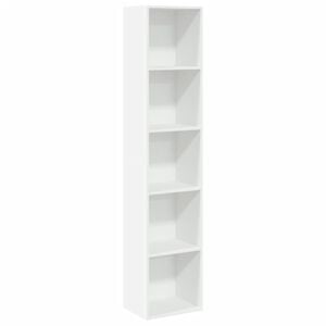 vidaXL Libreria Bianca 40x30x189 cm in Legno Multistrato