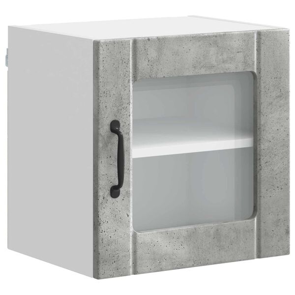 vidaXL Mobile da cucina Lucca Grigio Cemento 40 x 31 x 40 cm