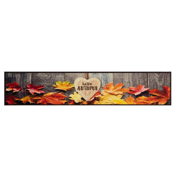 vidaXL Tappeto da Cucina Lavabile Autunno 60x300 cm in Velluto