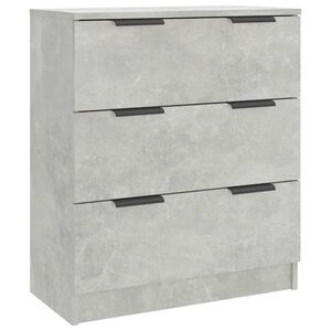 vidaXL Credenza Grigio Cemento 60x30x70 cm in Legno Multistrato