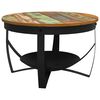 vidaXL Tavolino da Salotto &Oslash;68x43 cm in Legno Massello di Recupero