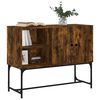 vidaXL Credenza Rovere Fumo 100x40x79,5 cm in Legno Multistrato