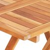 vidaXL Set da Bistrot 3 pz con Cuscini Neri in Legno Massello di Teak