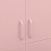 vidaXL Armadio Rosa 90x50x180 cm in Acciaio