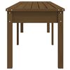 vidaXL Panca Giardino 2 Posti Ambra 203,5x44x45cm Legno Massello Pino