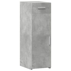 vidaXL Credenza Grigio Cemento 30x42,5x93 cm in Legno Multistrato