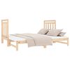 vidaXL Dormeuse Estraibile 2x(90x190) cm Legno Massello di Pino
