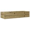 vidaXL Fioriera da Giardino 110x40x23 cm in Legno di Pino Impregnato