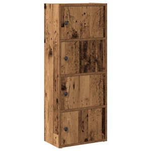 vidaXL Libreria Legno Vecchio 40x24x102 cm in Legno Multistrato