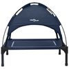 vidaXL Letto per Cani Blu navy 71 x 64 x 71 cm Acciaio