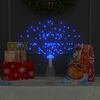 vidaXL Luci di Natale Fuochi d'Artificio Blu Chiaro 20 cm 140 LED