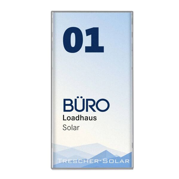 MOEDEL Targhetta per Porta Semplice Kairo 7,5x14,9x1 cm Grigia 5 pz