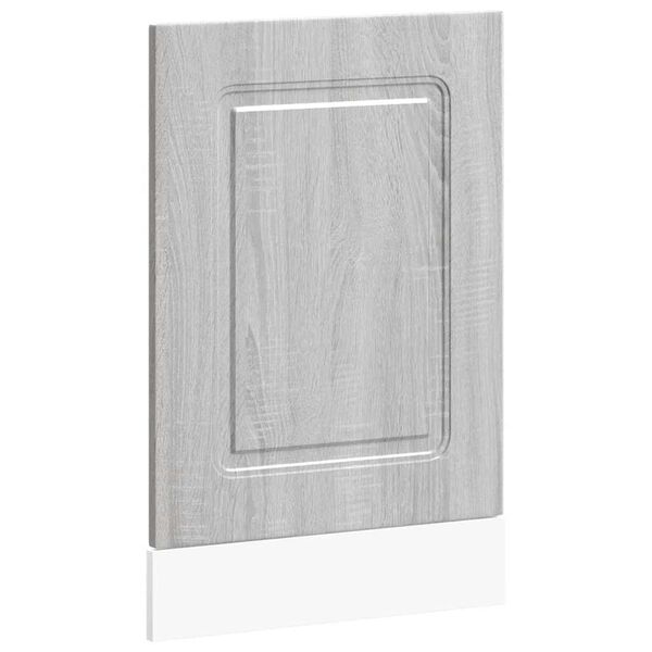 vidaXL Pannello Lavastoviglie Kalmar Grigio Sonoma 45x1,5x67 cm