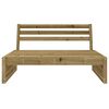 vidaXL Divano Centrale da Giardino 120x80 cm Legno Impregnato di Pino