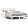 vidaXL Giroletto con Testiera senza Materasso Bianco 140x190 cm