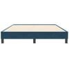 vidaXL Giroletto a Molle senza Materasso Blu Scuro 160x210 cm Velluto