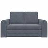 vidaXL Divano letto Grigio scuro 148 x 71 x 83 cm Velluto
