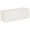vidaXL Vaso da giardino Bianco 40 x 20 x 20 cm