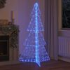vidaXL Albero di Natale con 240 LED Blu 180 cm Acrilico
