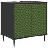 vidaXL Mobile da Bagno GELEEN Rovere Nero 60 x 40 x 61 cm