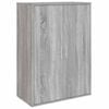 vidaXL Credenze 2 pz Grigio Sonoma 60x31x84 cm in Legno Multistrato