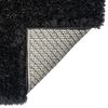 vidaXL Tappeto Shaggy a Pelo Lungo Nero 160x230 cm 50 mm