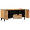 vidaXL Mobile TV Marrone 105 x 33 x 46 cm Legno di mango massello