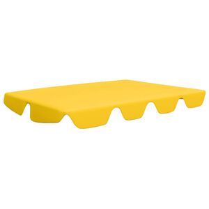 vidaXL Baldacchino per Dondolo Giardino Giallo 188/168x145/110 cm