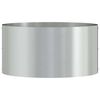 vidaXL Anello per vaso 5 pcs Argento 40 x 40 x 20 cm Acciaio zincato