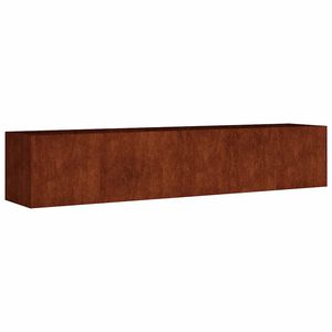 vidaXL Fioriera Rialzata da Giardino 200x40x40 cm in Acciaio Corten