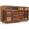 vidaXL Credenza in Legno Massello di Recupero 150x35x75 cm