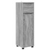 vidaXL Mobile da Bagno con cassetto Grigio Sonoma 30,5 x 30 x 101 cm