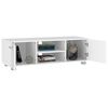 vidaXL Mobile Porta TV Bianco 110x40x35 cm in Legno Multistrato