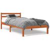 vidaXL Letto senza Materasso Marrone Cera 90x190 cm in Legno di Pino