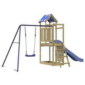 vidaXL Set da Gioco da Esterno in Legno di Pino Impregnato