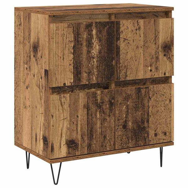 vidaXL Credenza Legno vecchio 60 x 35 x 70 cm