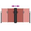 vidaXL Tenda da Sole Laterale Retrattile Terracotta 120x600 cm
