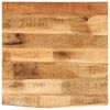 vidaXL Piano Tavolo 60x60x2,5 cm Bordi Vivi Legno di Mango Grezzo