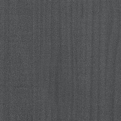 vidaXL Fioriere da Giardino 2 pz Grigie 200x31x31 cm Massello di Pino