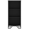 vidaXL Libreria Nera 50x31x106 cm in Legno Multistrato
