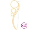 vidaXL Stringhe Luci a Forma di Palle 12pz Bianco Caldo 111,5x35x4,5cm
