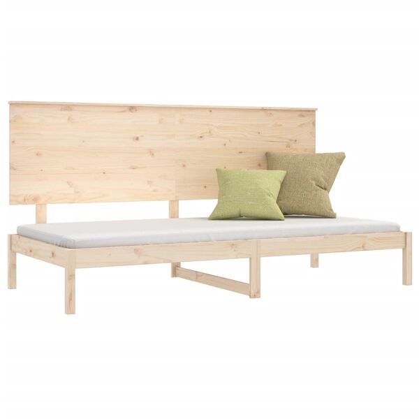 vidaXL Dormeuse senza Materasso 90x200 cm in Legno Massello di Pino