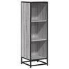 vidaXL Libreria Grigio Sonoma 33,5x33x107,5 cm in Legno Multistrato