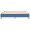 vidaXL Struttura letto piattaforma Blu 200 x 200 cm Tessuto in Cords