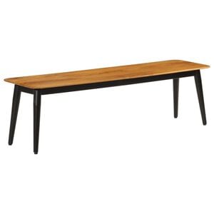 vidaXL Panca 160x40x45 cm in Legno Massello di Mango e Ferro