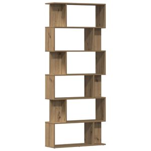 vidaXL Libreria Rovere Artigianale 80x24x192 cm Legno Multistrato