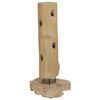 vidaXL Cantinetta per 8 Bottiglie 40x30x80 cm in Legno di Teak