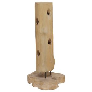 vidaXL Cantinetta per 8 Bottiglie 40x30x80 cm in Legno di Teak