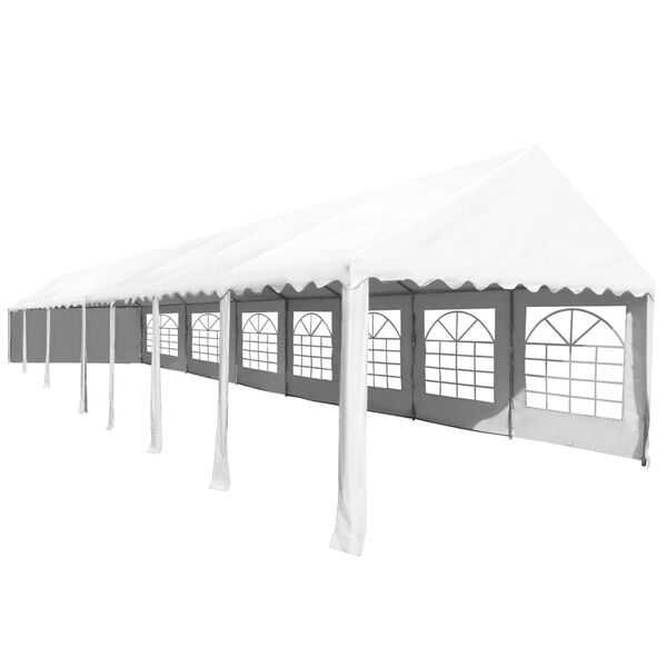 vidaXL Telo per Tendone 6x14 m Bianco