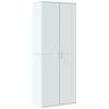 vidaXL Credenza Bianca 70x35x180 cm in Legno Multistrato